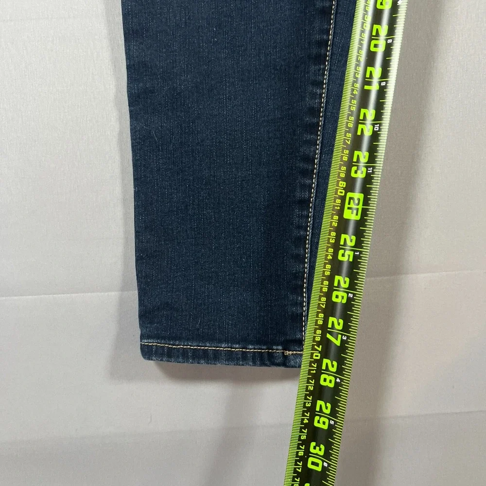 Jordache Super Skinny Jeans Womens 10 Blue Cotton Stretch Dark Wash High Rise
